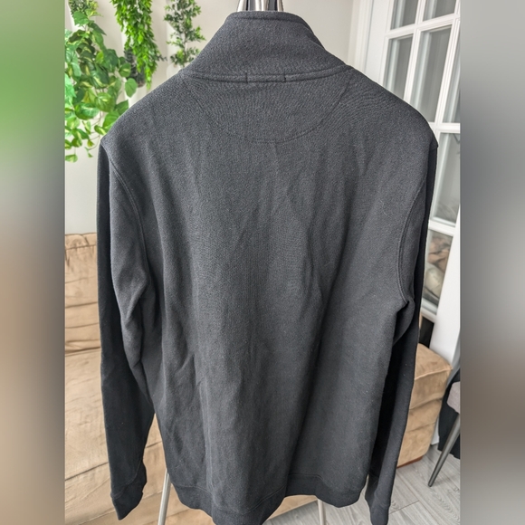 Burberry Brit Hearst Men's Zip Up Sweater - Black - Size Large - Picture 3 of 10